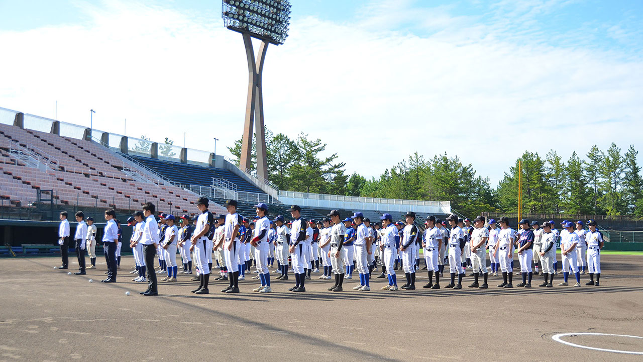 北信越・関東大学親善準硬式野球大会 開始式（令和元年8月8日）