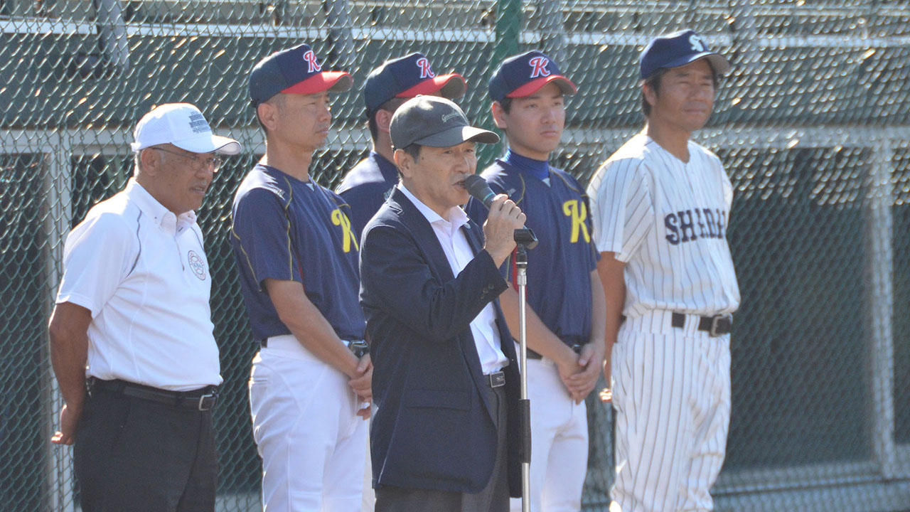 新関東大学準硬式野球連盟選抜チーム 吉澤団長の挨拶（令和元年8月8日）
