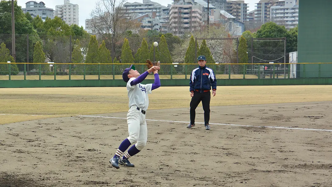 明治大学 対 日本大学(2023年3月21日(火)スリーボンドベースボールパーク上柚木 第1試合)