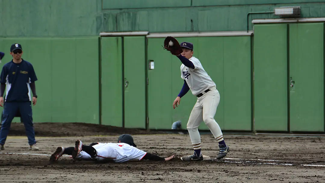 明治大学 対 日本大学(2023年3月21日(火)スリーボンドベースボールパーク上柚木 第1試合)