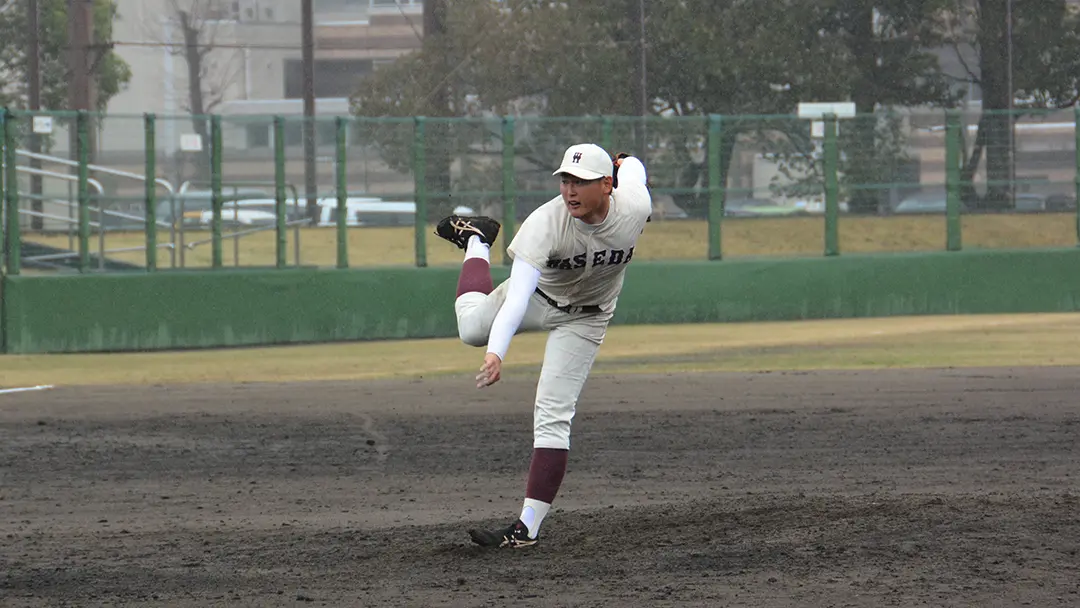 早稲田大学 対 日本大学(2023年3月23日(木)スリーボンドベースボールパーク上柚木 第1試合)